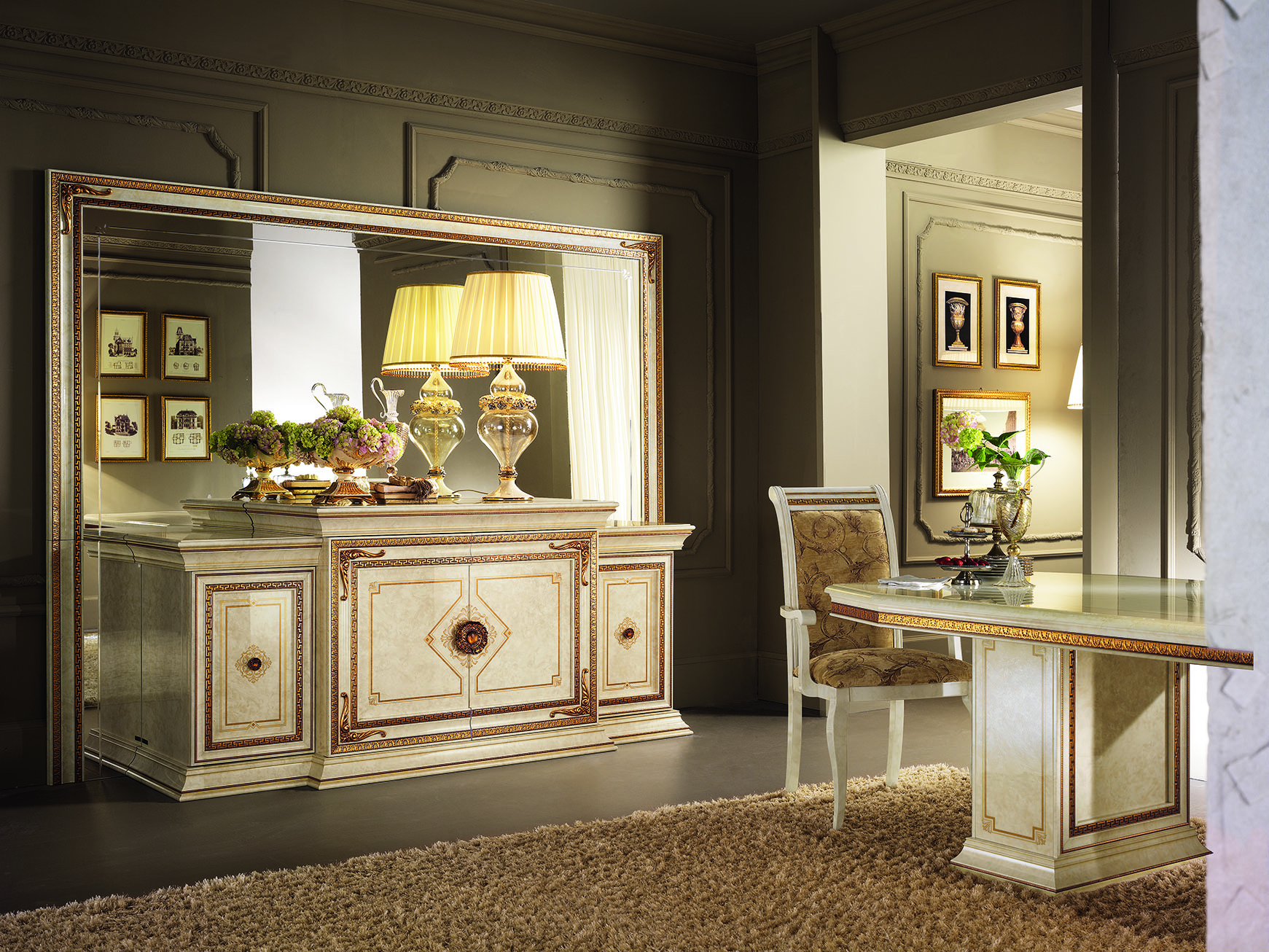 Leonard - Diese einzigartige Garnitur ist nicht nur ein Sitzmöbel, sondern ein Kunstwerk, das Eleganz und Stil perfekt vereint.